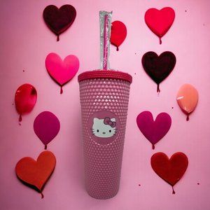 NEW Hello Kitty 24 oz Studded Tumbler